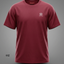 Gucci Men’s Slim-Fit Embroidered Interlocking G T-Shirt - Burgundy Red Cotton