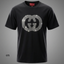 Gucci Men’s Crystal Interlocking G T-Shirt - Black Luxury Embellished Crewneck