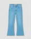 One Man Bootcut Jeans Embroidered Pocket Light Blue Denim Men's