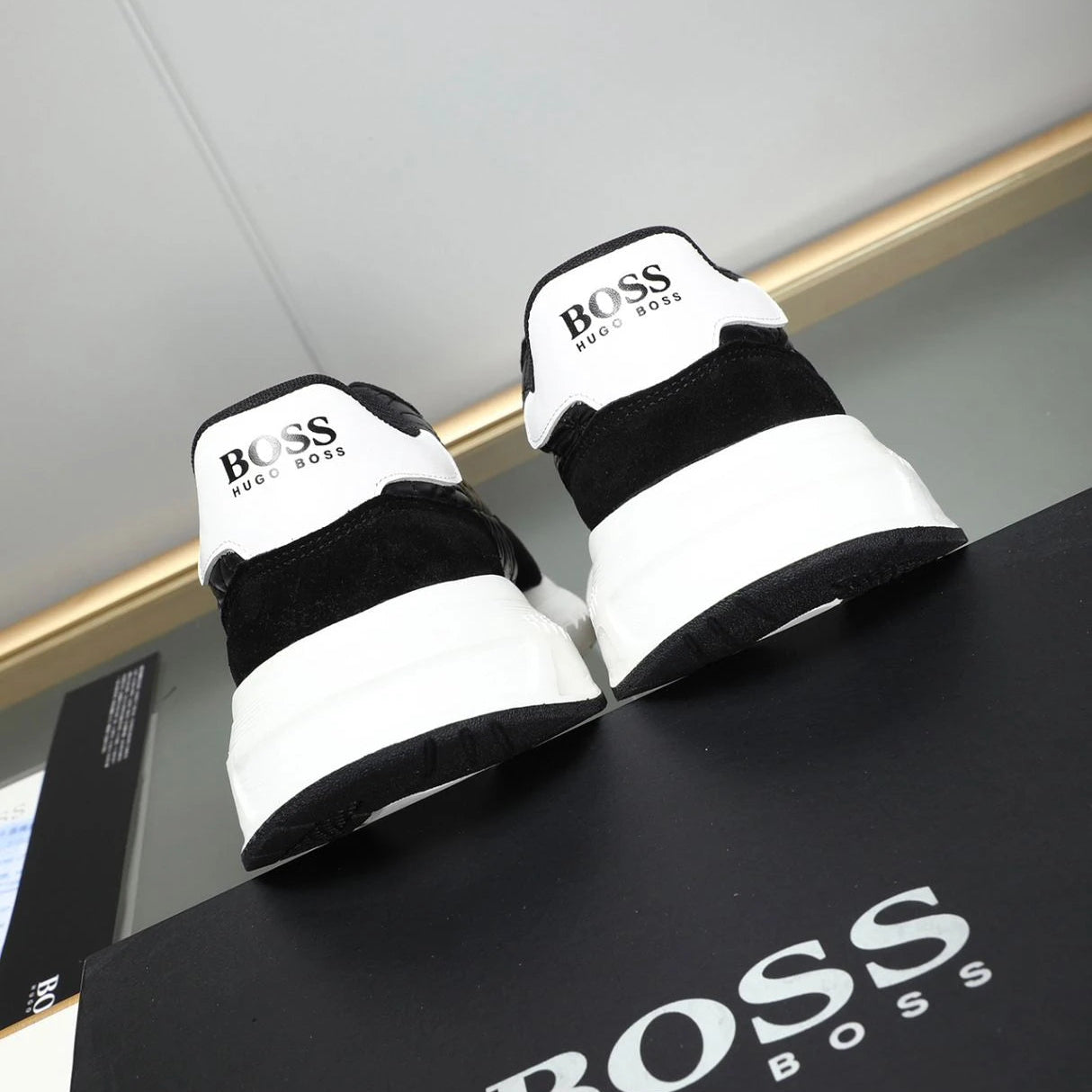 BOSS Quilted Runner Sneaker | 1:1 Super Quality |