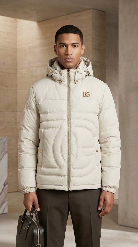 Premium Imported Hooded Puffer Jacket – Off White |