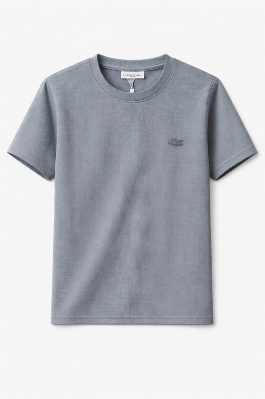 Lacoste Men's Premium Waffle Knit Crew Neck Polo
