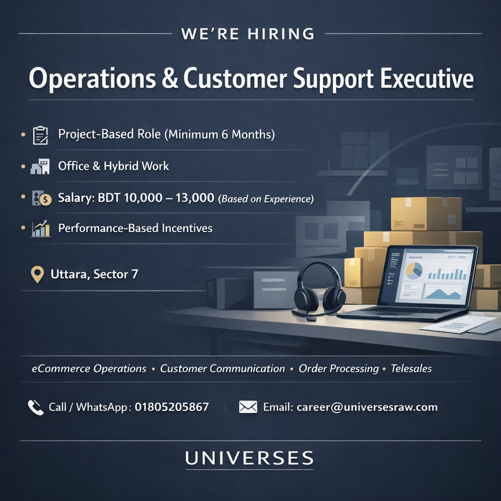 We’re Hiring: Operations & Customer Support Executive