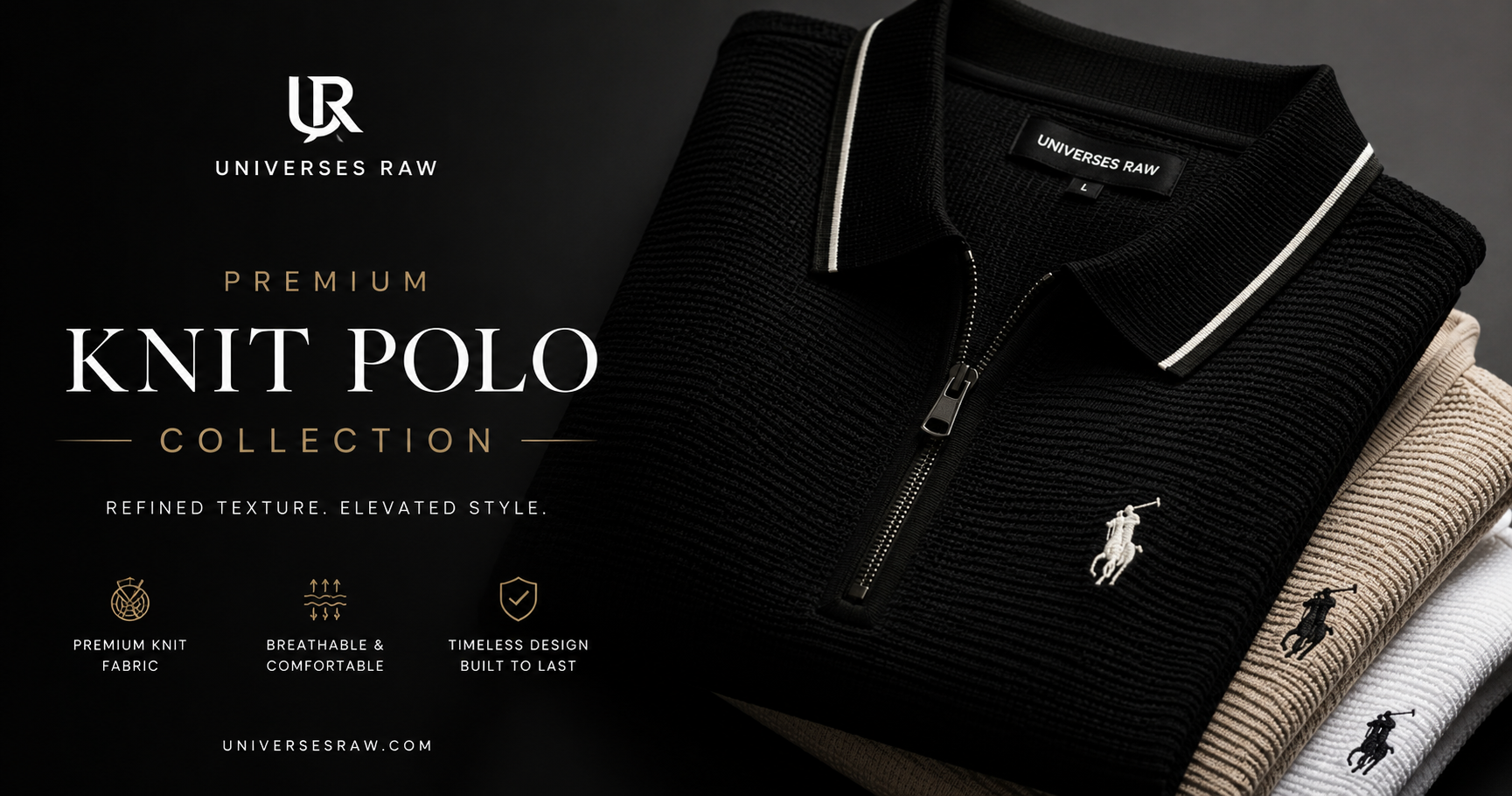 Premium Knit Polo Collection