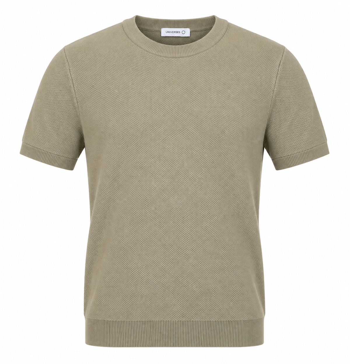 Essential Knit Tee – Taupe