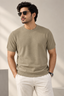 Essential Knit Tee – Taupe