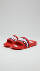 Tommy Hilfiger Men's Iconic Logo Pool Slides | Casual Summer Sandals
