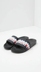 Tommy Hilfiger Men's Iconic Logo Pool Slides | Casual Summer Sandals
