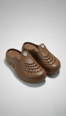 Luxury Monogram Emblem Clogs | Designer Inspired Rubber Mules