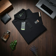 Premium Stretch Cotton Polo Shirt | Heavyweight Smart-Casual Polo