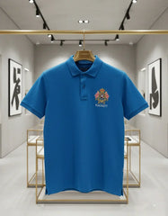 Hackett London Men's Crest Logo Polo Shirt | Stretch Cotton Pique Polo