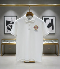 Hackett London Men's Crest Logo Polo Shirt | Stretch Cotton Pique Polo