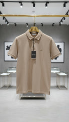 Lacoste Men's Tone-on-Tone Croc Logo Polo | Premium Stretch Pique