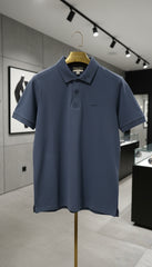 Lacoste Men's Tone-on-Tone Croc Logo Polo | Premium Stretch Pique