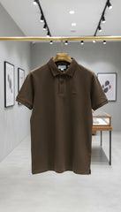 Lacoste Men's Tone-on-Tone Croc Logo Polo | Premium Stretch Pique