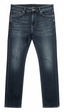 Dolce & Gabbana Men's Logo Patch Denim Jeans | Slim-Fit Vintage Wash