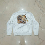 Fawn Graphic Technical Bomber Jacket