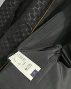 Louis Vuitton Tonal Monogram Zip Jacket - Black & Gold