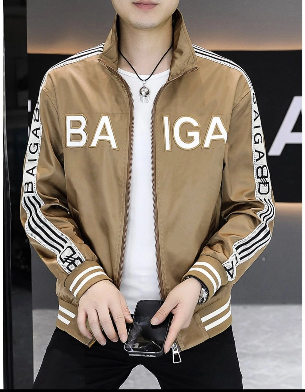 The Statement Import Windbreaker Jacket