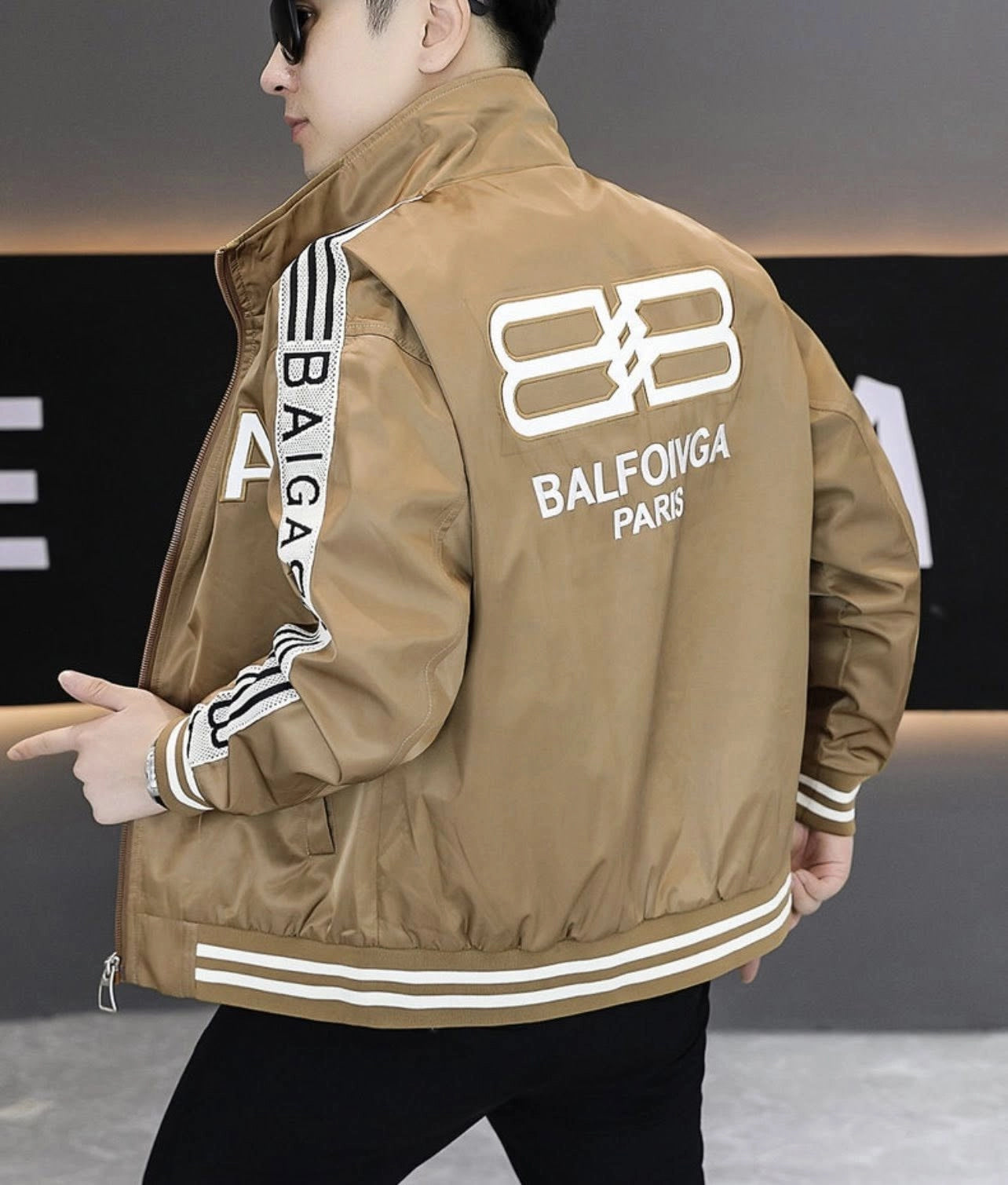 The Statement Import Windbreaker Jacket