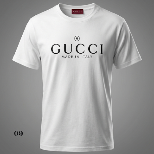 Gucci Men’s Made in Italy Logo T-Shirt - Crisp White Luxury Cotton Main image