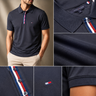 Tommy Hilfiger Navy Textured Polo Shirt