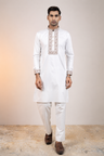 White Embroidered Premium Panjabi