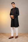 Black Embroidered Premium Panjabi