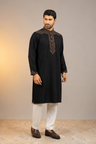 Black Embroidered Premium Panjabi