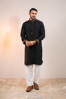 Black Embroidered Premium Panjabi