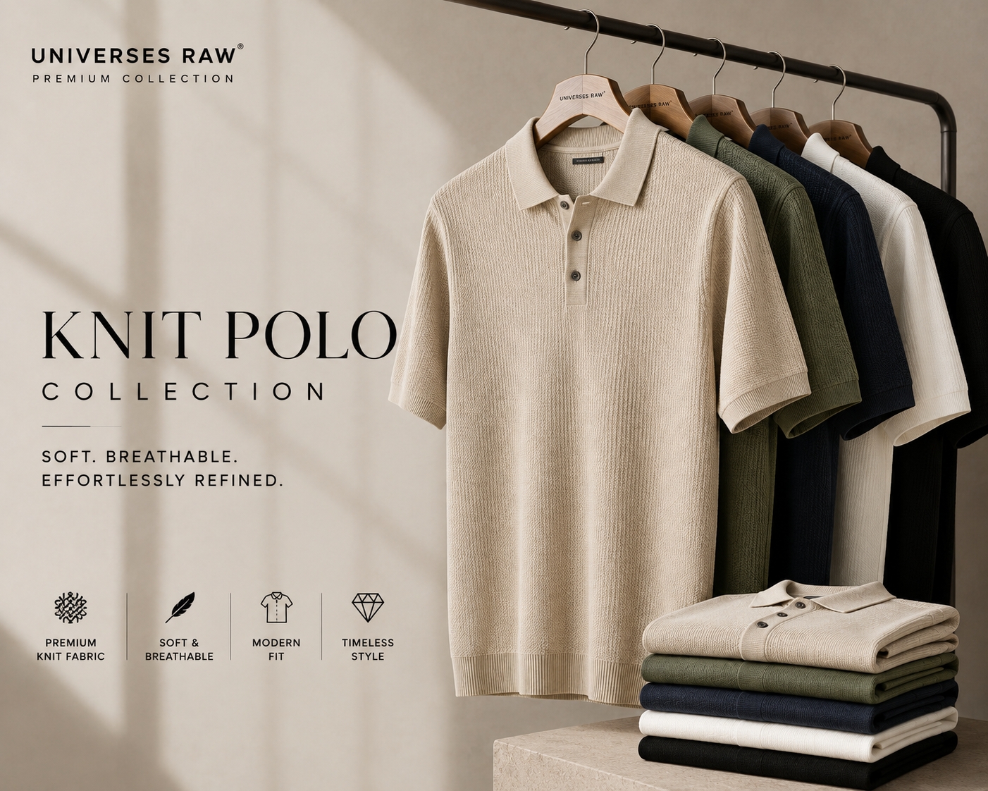 Premium Knit Polo Collection