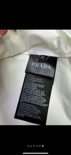 Prada Men's Triangle Logo Nylon Overshirt | Luxury Shirt Jacket