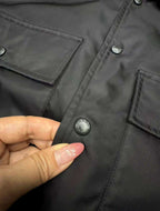 Prada Men's Triangle Logo Nylon Overshirt | Luxury Shirt Jacket