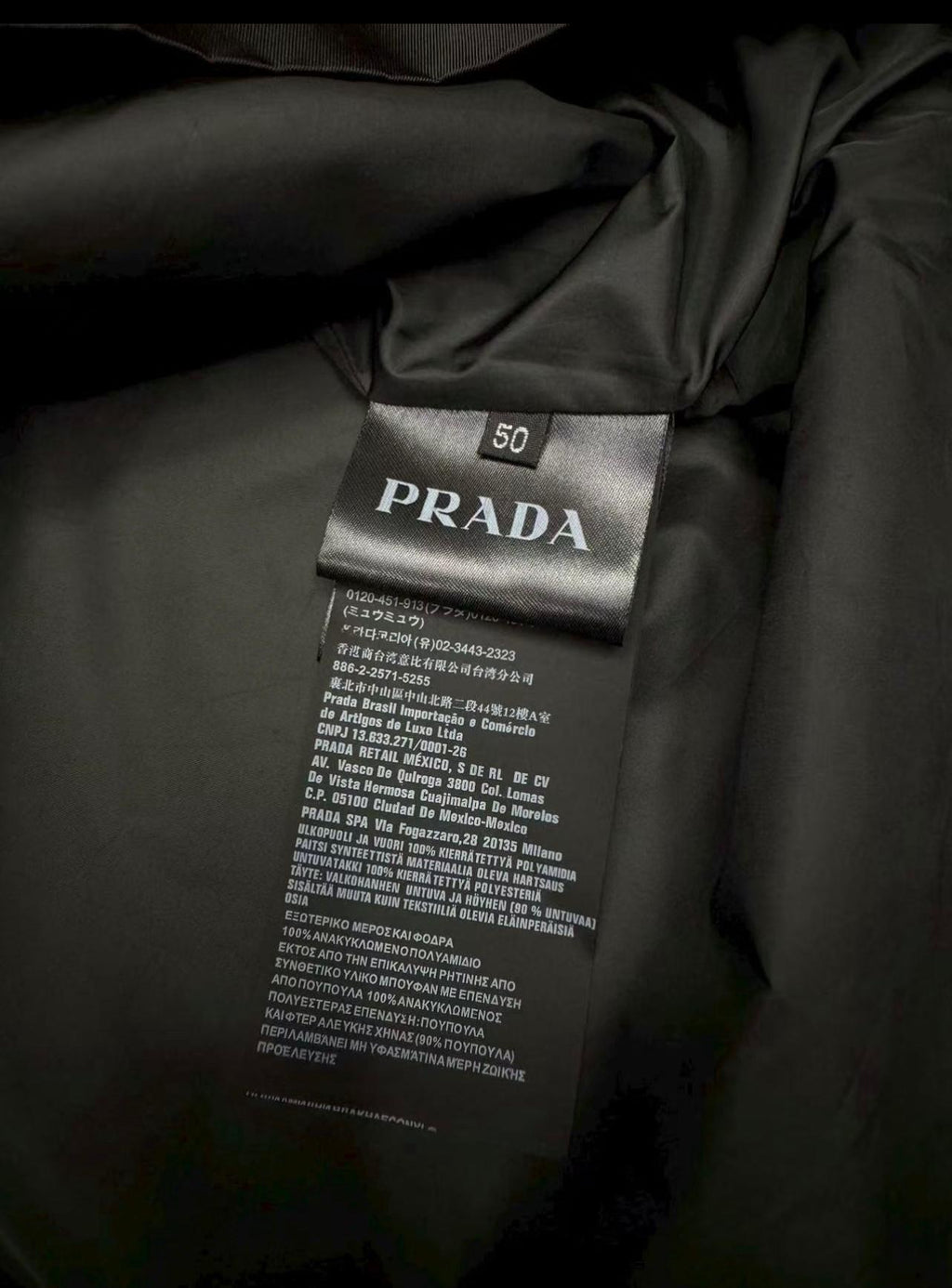Prada Men's Triangle Logo Nylon Overshirt | Luxury Shirt Jacket