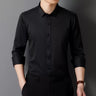 China Premium Solid Formal Shirt – Black