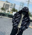 BALENCIAGA ALL-OVER LOGO REVERSIBLE PUFFER JACKET