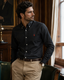 Premium Black Remi Cotton Slim Fit Shirt