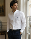 Premium White Remi Cotton Slim Fit Shirt