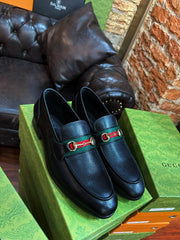 Gucci Men's Web Stripe Horsebit Tassel | Italian Leather Designer Shoes