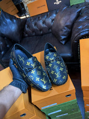 Louis Vuitton Men's Monogram Driving Loafers | LV Designer Moccasins