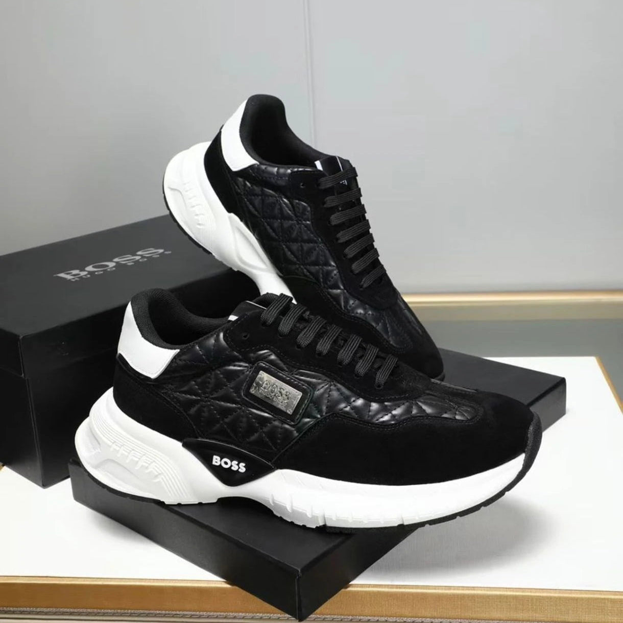 BOSS Quilted Runner Sneaker | 1:1 Super Quality | Secondary image