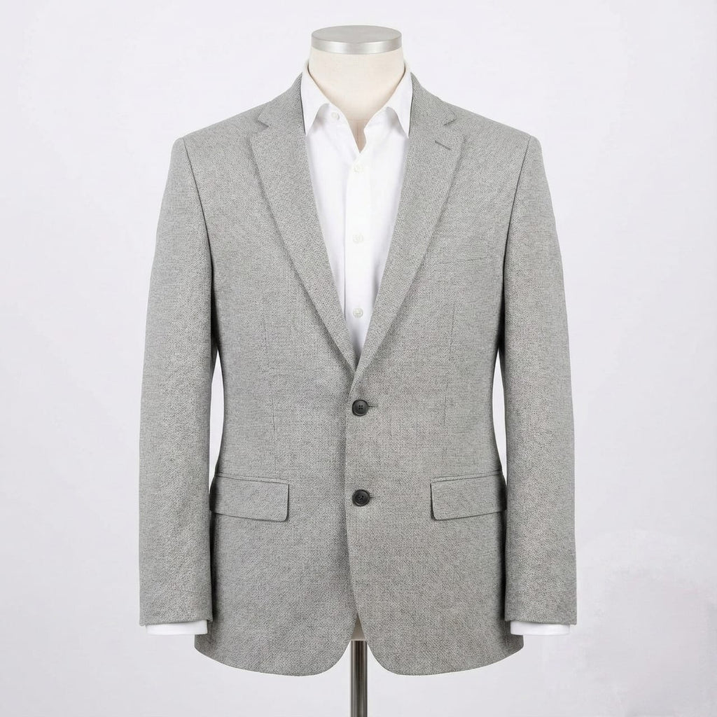 Ash Grey Tailored Blazer for Men