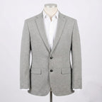 Ash Grey Tailored Blazer for Men