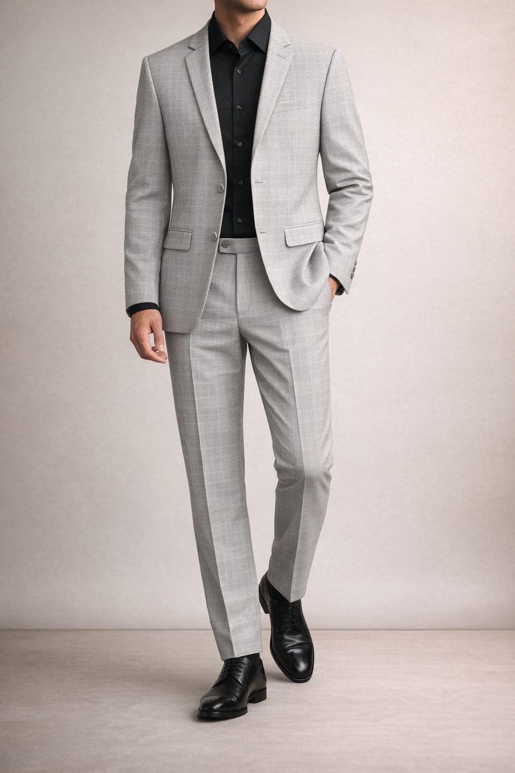 Premium Ash Grey Formal Blazer & Trouser Set Main image