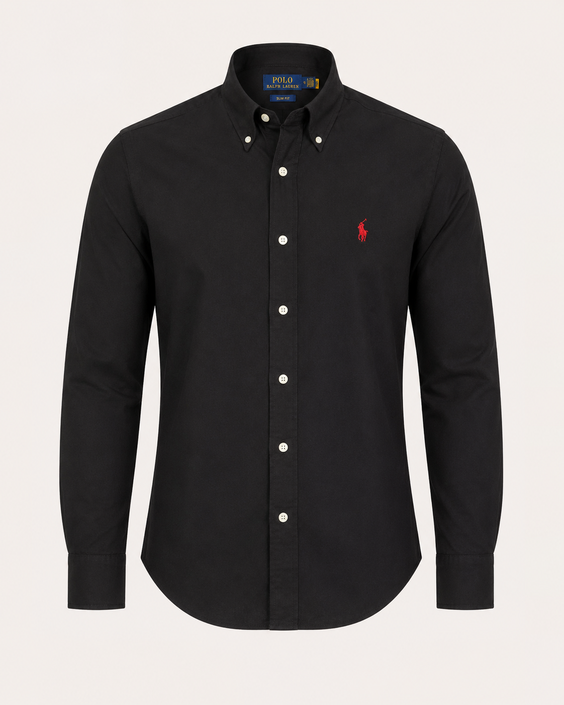 Premium Black Remi Cotton Slim Fit Shirt
