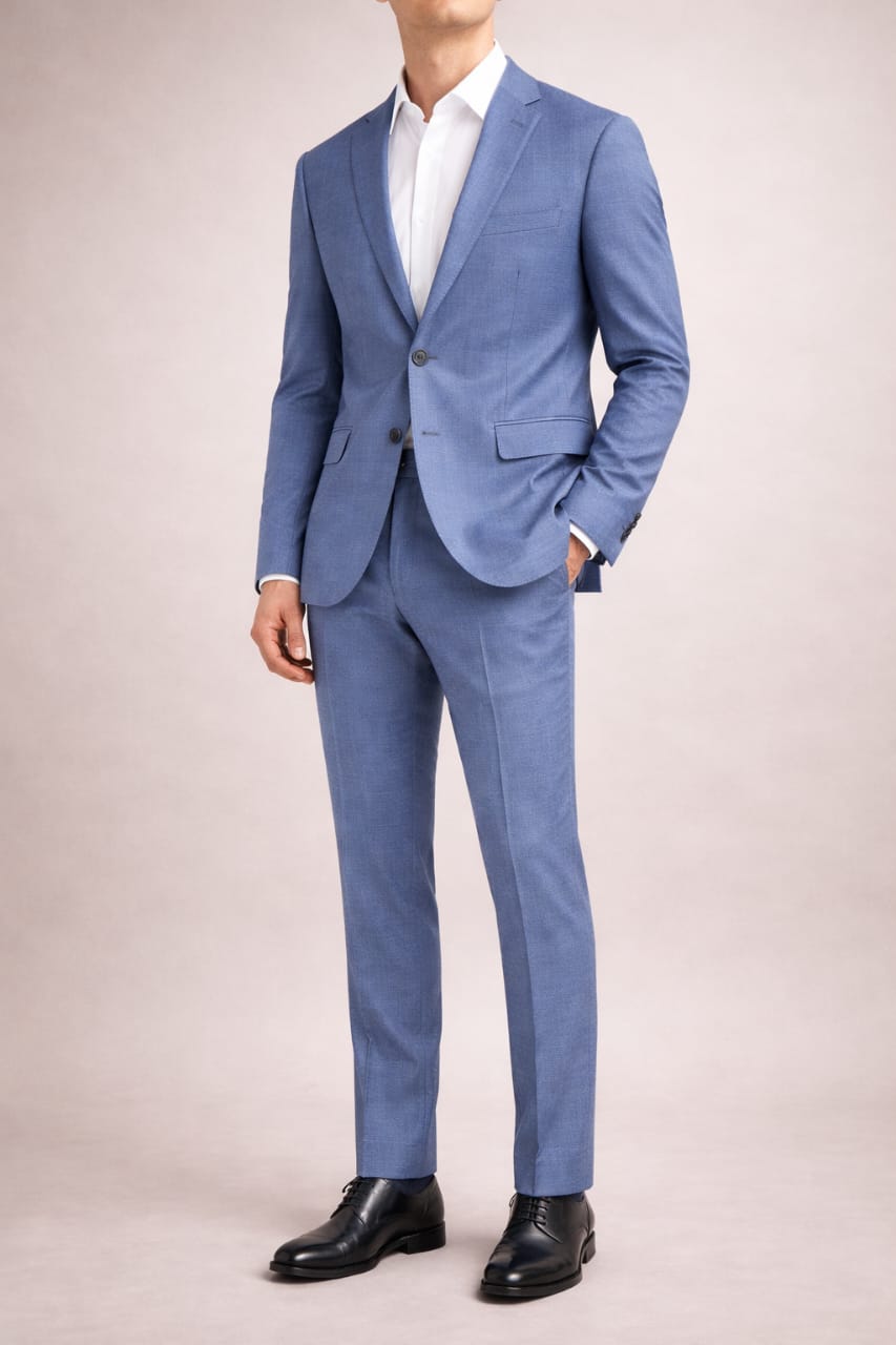 Classic Blue Formal Blazer & Trouser Set Main image