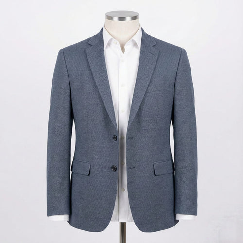 Dark Blue Tailored Blazer for Men