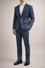 Deep Blue Check Formal Blazer & Trouser Set