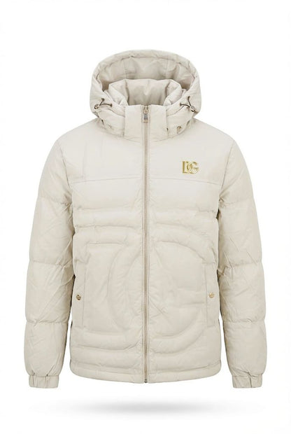 Premium Imported Hooded Puffer Jacket – Off White |