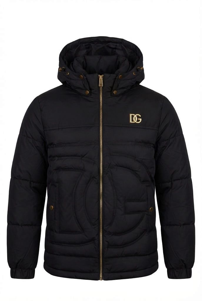 Premium Imported Hooded Puffer Jacket – Classic Black |